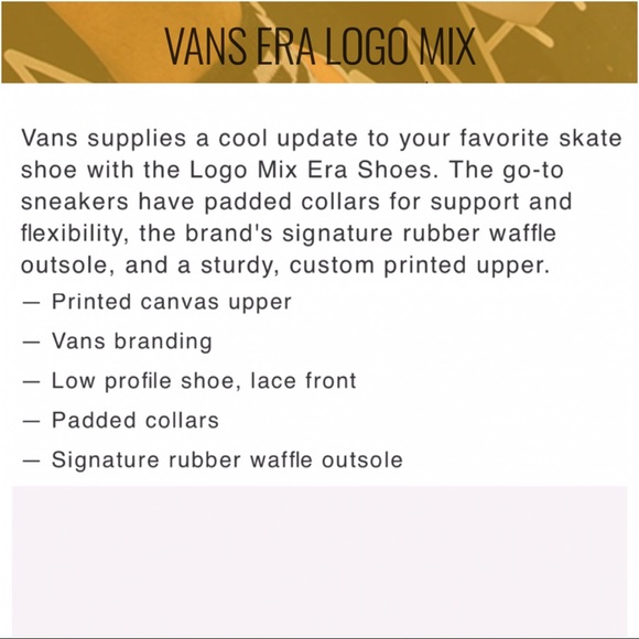 Restock NWT Vans Logo Mix Era Authentic Shoe - Picture 8 of 8